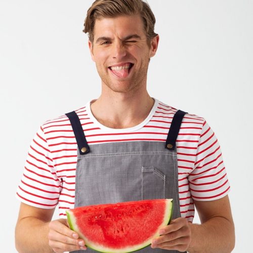 casual cafe staff uniform