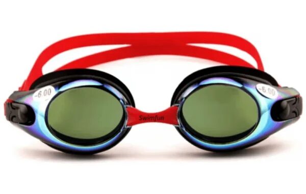 NS2G Prescription Silicone Swimming Goggles With Mirrored Golden Lenses 600x602 1