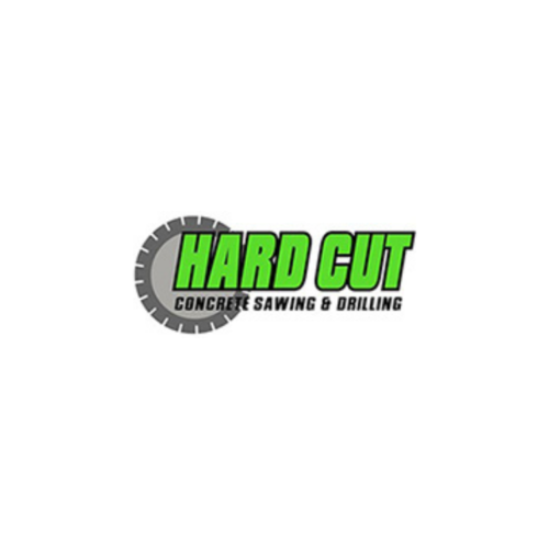 Hard cut logo