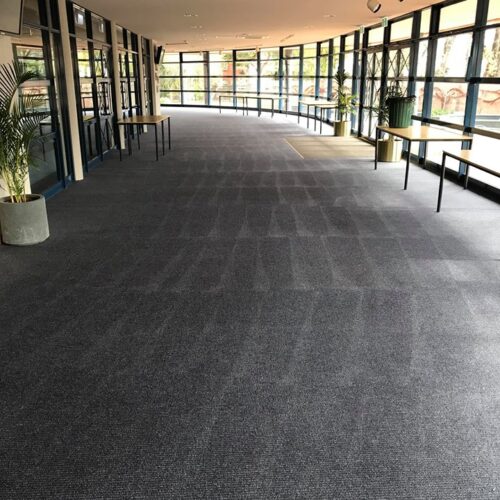 cleaning inside church