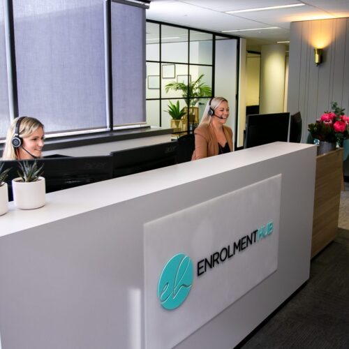 Enrolment Hub Main desk