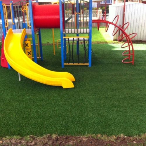 Artificial Grass For School Kindergarten play area Turf Green