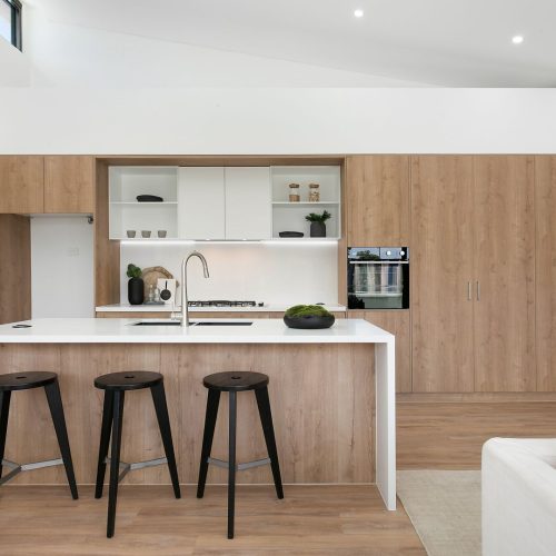 modern wooden kitchen