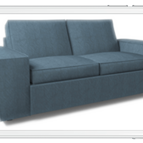 couch on phone horiz